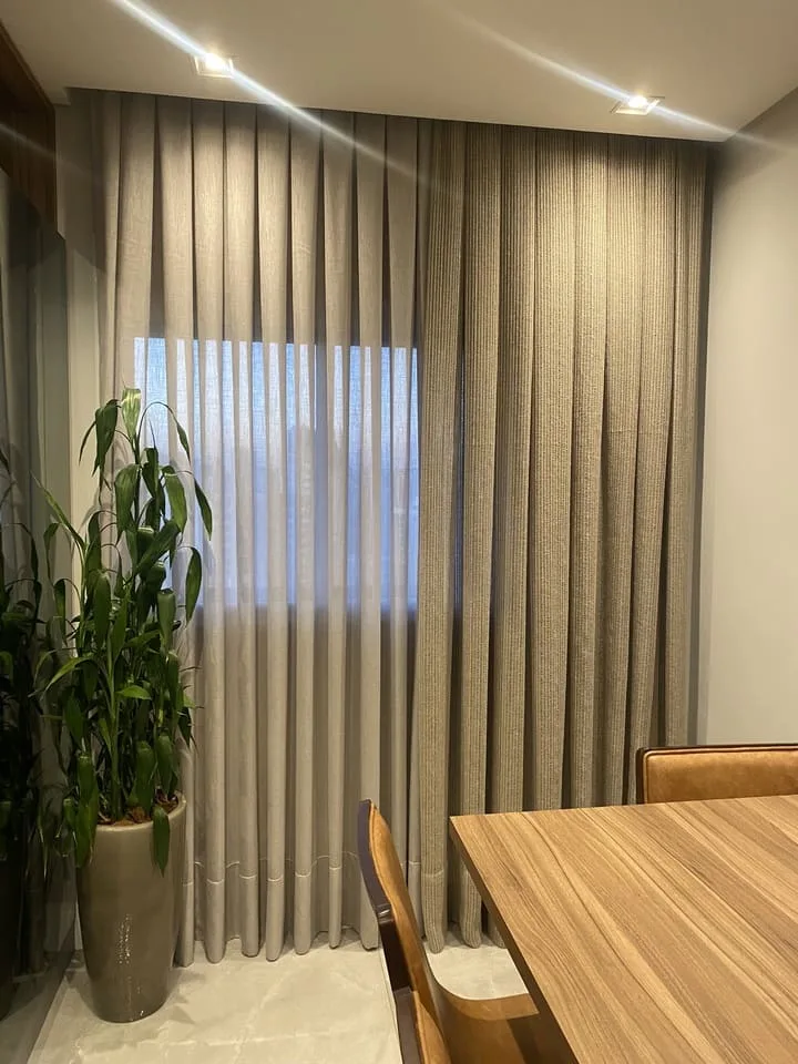 Cortinas Prega Macho Sala