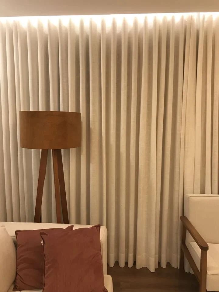 Cortinas Prega Wave Sala